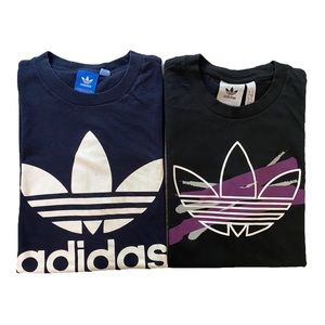 Two Adidas mens tee’s